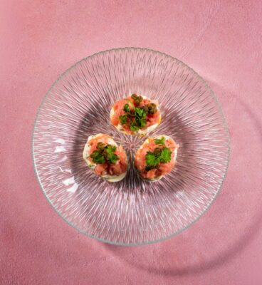 Deviled veal egg