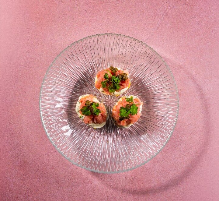 Deviled veal egg